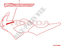 AUTOCOLLANTS pour Honda 125 VARADERO de 2009