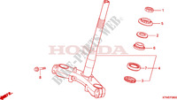 TE DE FOURCHE pour Honda SH 300 SPORTY ABS TOP BOX de 2010