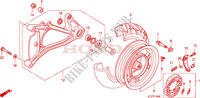 ROUE ARRIERE   BRAS OSCILLANT pour Honda PES 125 INJECTION SPECIAL de 2007