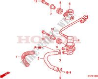 SOUPAPE D'ADMISSION pour Honda PES 125 INJECTION SPECIAL de 2010