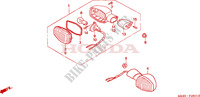 CLIGNOTANT(CBF600N/NA) pour Honda CBF 600 NAKED ABS SPECIAL de 2005