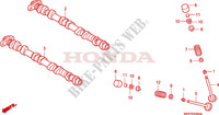 ARBRE A CAMES   SOUPAPE pour Honda CBF 600 FAIRING ABS de 2006