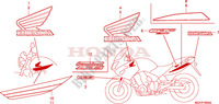 AUTOCOLLANTS pour Honda CBF 600 FAIRING ABS de 2006