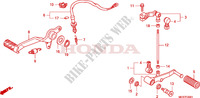 PEDALE DE FREIN/PEDALE DE CHANGEMENT(CBF600S8/SA8/N8/NA8) pour Honda CBF 600 FAIRING ABS de 2008