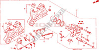 ETRIER DE FREIN ARRIERE pour Honda CBF 500 ABS 34HP de 2005