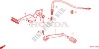 SELECTEUR   PEDALE DE FREIN pour Honda CBF 500 ABS 34HP de 2005