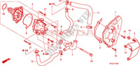 POMPE A EAU pour Honda CB 600 F HORNET RAYURES de 2010