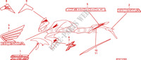 MARQUE(1) pour Honda CB 1000 R ABS BLANC, NOIR de 2011