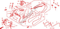 RESERVOIR A CARBURANT pour Honda CB 1000 R ABS TRICOLOR de 2011
