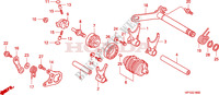 BARILLET DE SELECTION pour Honda TRX 450 R SPORTRAX Electric Start de 2011