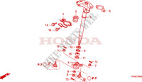 ARBRE DE DIRECTION(STD) pour Honda FOURTRAX 420 RANCHER 4X4 Manual Shift de 2010
