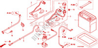 BATTERIE pour Honda FOURTRAX 420 RANCHER 4X4 Manual Shift de 2010