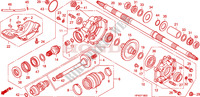 ENGRENAGE FINAL ARRIERE pour Honda FOURTRAX 420 RANCHER 4X4 Manual Shift de 2010