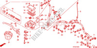 MAITRE CYLINDRE DE FREIN AVANT pour Honda FOURTRAX 420 RANCHER 4X4 Manual Shift de 2010