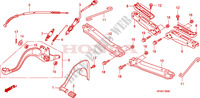 PEDALE   REPOSE PIED pour Honda FOURTRAX 420 RANCHER 4X4 Manual Shift de 2010