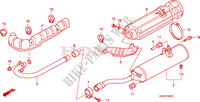 SILENCIEUX D'ECHAPPEMENT pour Honda FOURTRAX 420 RANCHER 4X4 Manual Shift de 2010