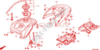 RESERVOIR A CARBURANT pour Honda TRX 700 XX de 2011