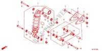 AMORTISSEUR ARRIERE (CBR600RR) pour Honda CBR 600 RR VERMELHO de 2012