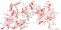 CARENAGES LATERAUX AVANT pour Honda CBR 500 R ABS de 2014