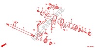 BARILLET DE SELECTION pour Honda CRF 50 de 2012