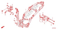 CADRE (NSC502WH/T2) pour Honda VISION 50 R REPSOL de 2013