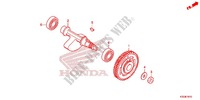 ARBRE DE BALANCIER pour Honda CBR 300 ABS HRC TRICOLOR de 2015