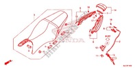 SELLE   CARENAGE ARRIERE pour Honda CBR 650 F ABS de 2014