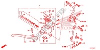 MAITRE CYLINDRE DE FREIN AVANT (ABS) pour Honda SH 125 ABS D TOP CASE de 2014