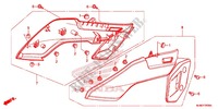 COUVERCLES LATERAUX pour Honda VFR 800 F de 2014