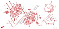 CARTER MOTEUR pour Honda CBR 125 TRI COLOUR de 2013