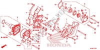 POMPE A EAU   RECEPTEUR D'EMBARAYGE pour Honda CROSSRUNNER 800 de 2016