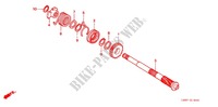 AXE DE KICK pour Honda MONKEY 50 de 2012