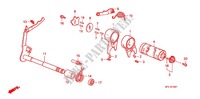BARILLET   FOURCHETTE DE SELECTION (Z50J9,B,C,E) pour Honda MONKEY 50 de 2012