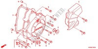 CARTER MOTEUR GAUCHE pour Honda WAVE DASH 110 S, Electric start, rear brake drum de 2011