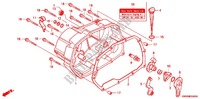 CARTER MOTEUR DROIT pour Honda WAVE 110 Casted wheels, Kick start de 2010