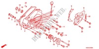 COUVERCLE DE CARTER MOTEUR GAUCHE pour Honda CRF 250 X de 2012
