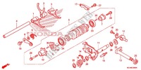 BARILLET   FOURCHETTE DE SELECTION pour Honda GL 1800 GOLD WING ABS NAVI de 2012