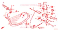 LEVIER DE GUIDON   CABLE   COMMODO pour Honda BEAT 110 CBS de 2018