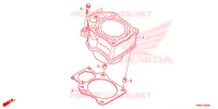 CYLINDRE pour Honda FOURTRAX 500 RUBICON DCT EPS CAMO de 2019
