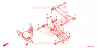 BRAS ARRIERE pour Honda FOURTRAX 500 RUBICON IRS DCT EPS DELUXE de 2018