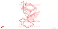CYLINDRE pour Honda FOURTRAX 500 RUBICON IRS DCT EPS DELUXE de 2018