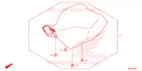 SELLE pour Honda FOURTRAX 500 RUBICON IRS DCT EPS DELUXE de 2018