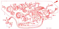 COMPTEUR pour Honda VFR 400 R3 Without speed warning light de 1990