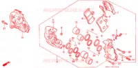 ETRIER DE FREIN AVANT pour Honda VFR 400 R3 Without speed warning light de 1990