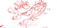 SELLE   CARENAGE pour Honda VFR 400 R3 Without speed warning light de 1990