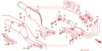 SILENCIEUX D'ECHAPPEMENT pour Honda XLR 250 BAJA de 1990