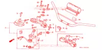 GUIDON   TE DE FOURCHE pour Honda XLR 250 BAJA de 1992