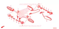 CLIGNOTANT pour Honda CB 125 R ABS de 2018