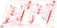 FOURCHE pour Honda CB 125 R ABS de 2018
