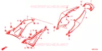 COUVERCLES LATERAUX pour Honda CB 125 R de 2019